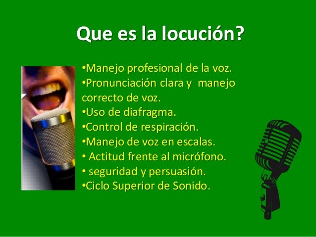 locucion radiofonica